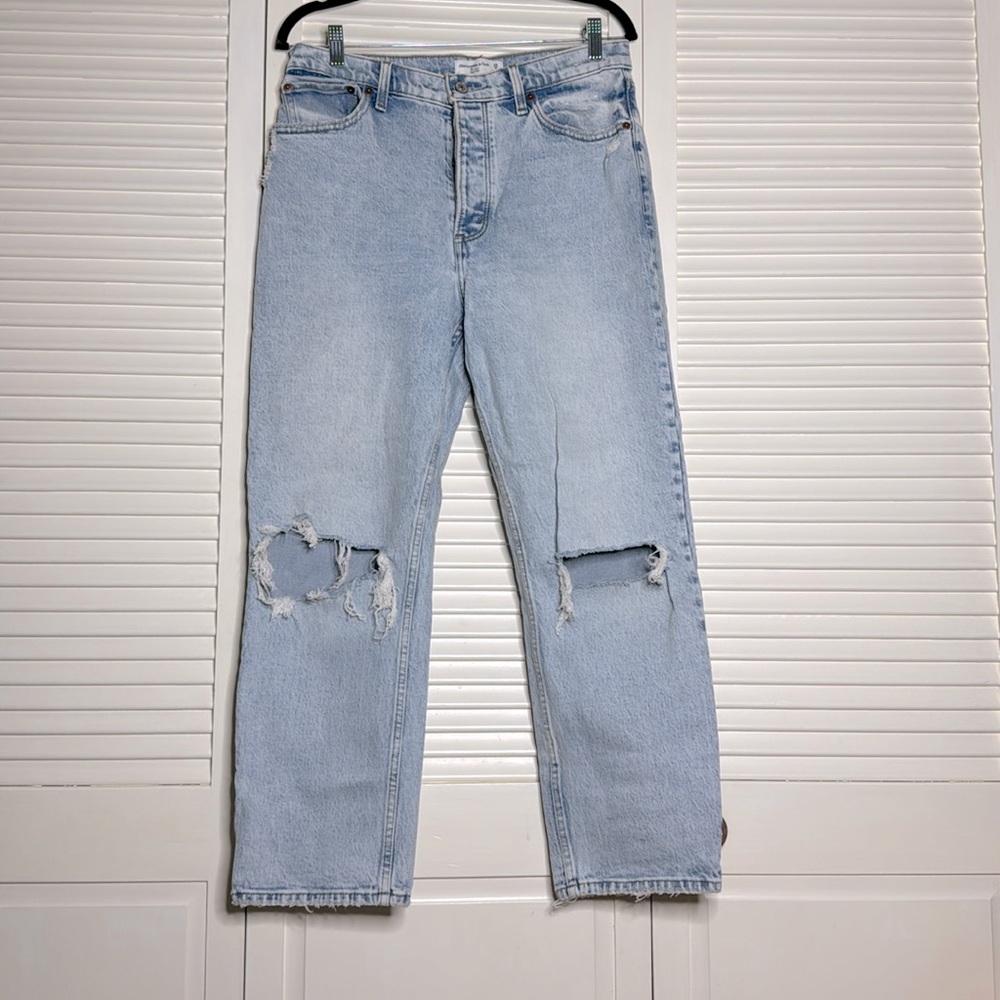 Abercrombie and fitch the dad high rise jeans
